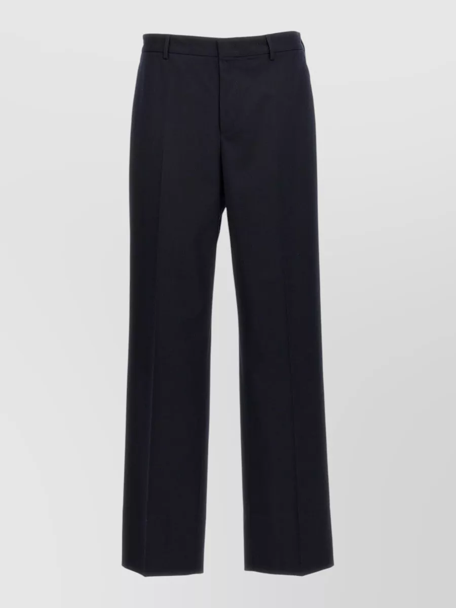 Cellar Door cotton blend straight-leg trousers