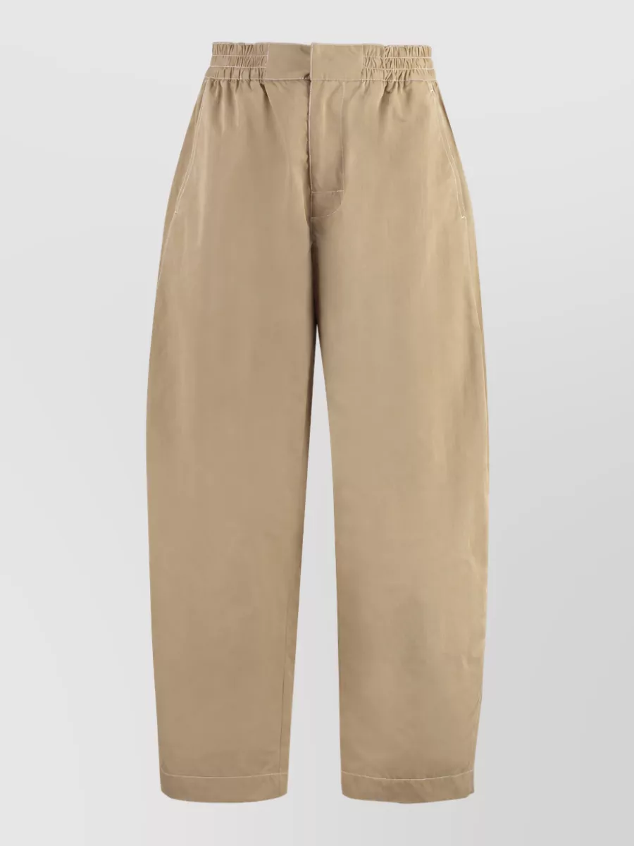 Bottega Veneta Technical nylon loose fit trousers