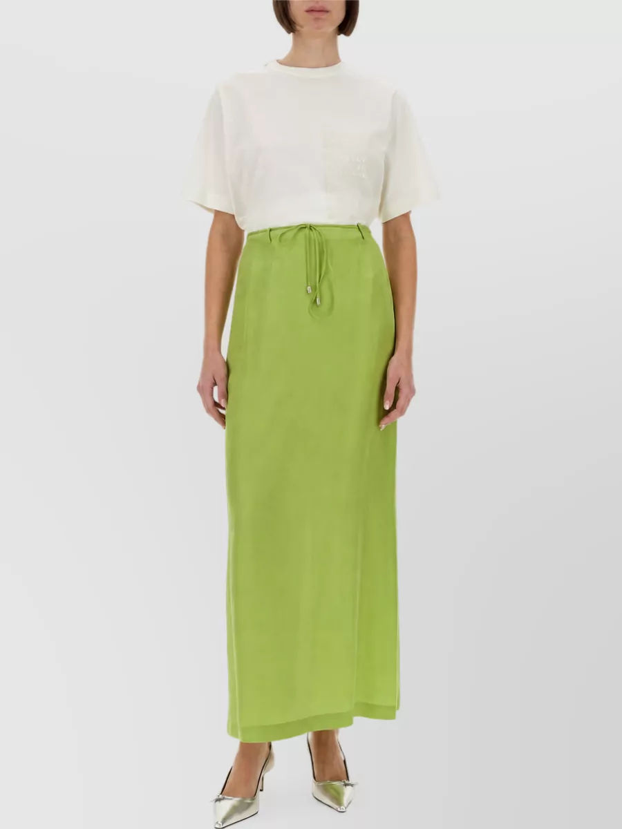 Alysi Silk Maxi Skirt