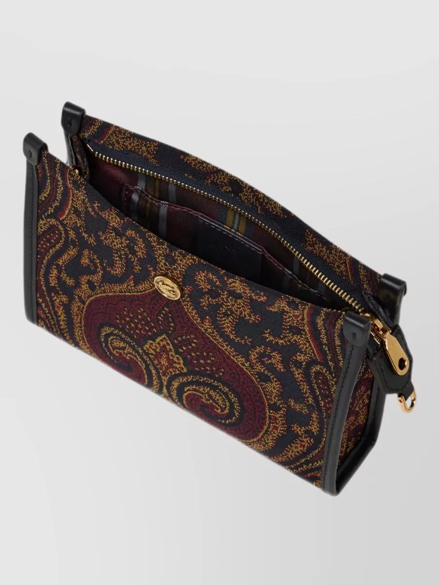 Etro Na Paisley-Print Pouch