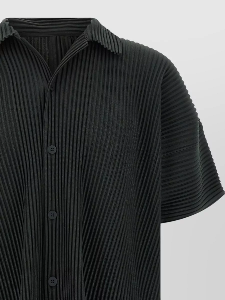 Homme Plisse Issey Miyake Pleated Short-Sleeve Shirt