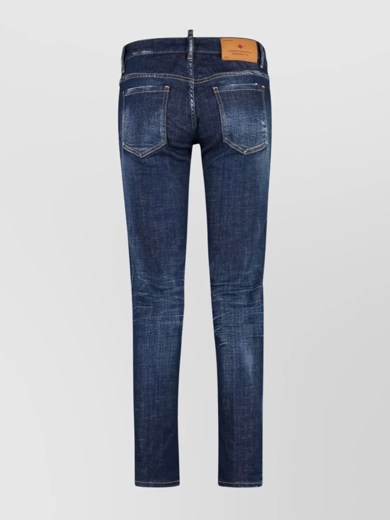 Dsquared2 Boston Basic Wash Straight-leg Jeans In Blue