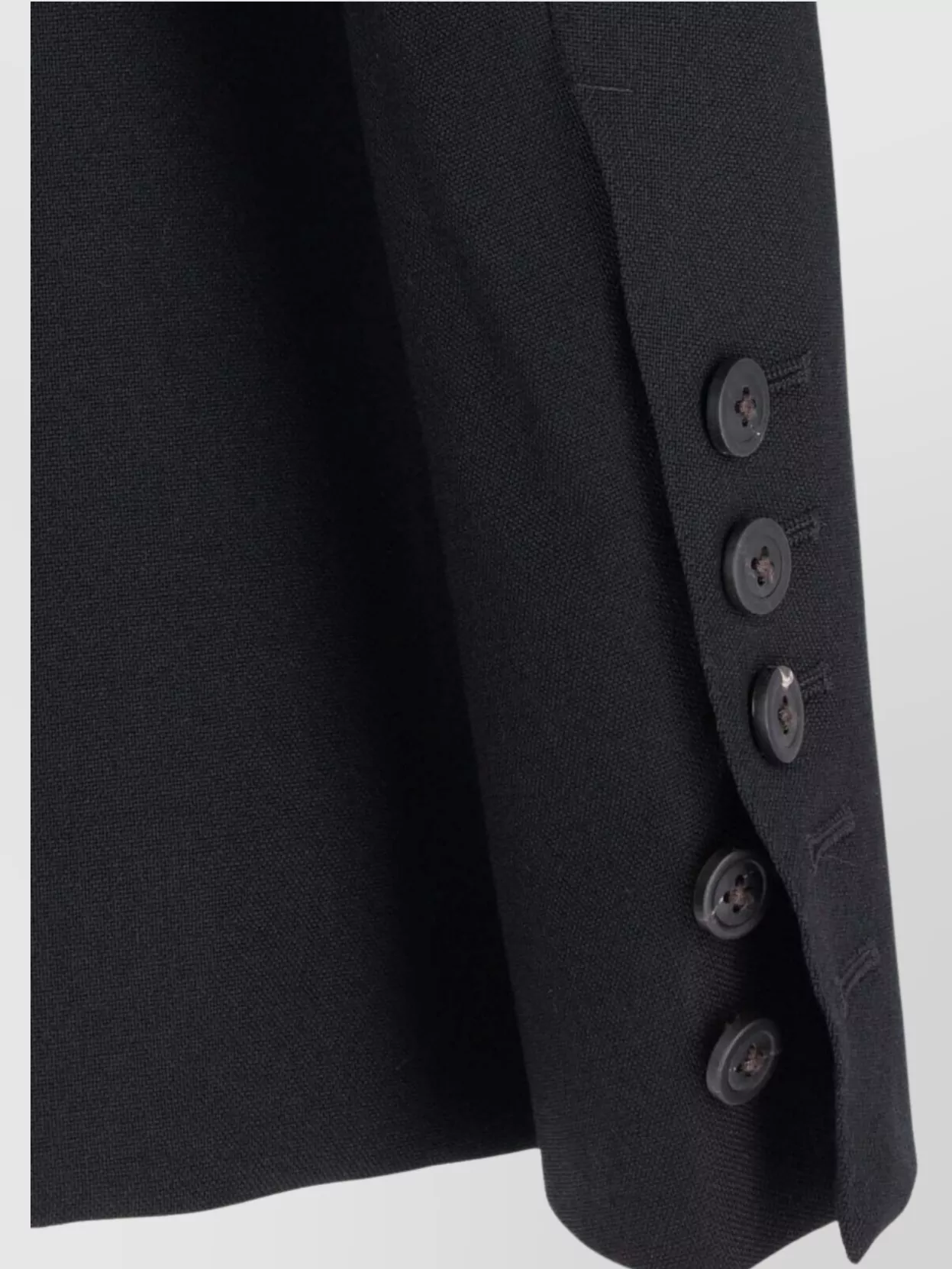 Rick Owens Tailored Jacket With Notched Lapel And Back Vent