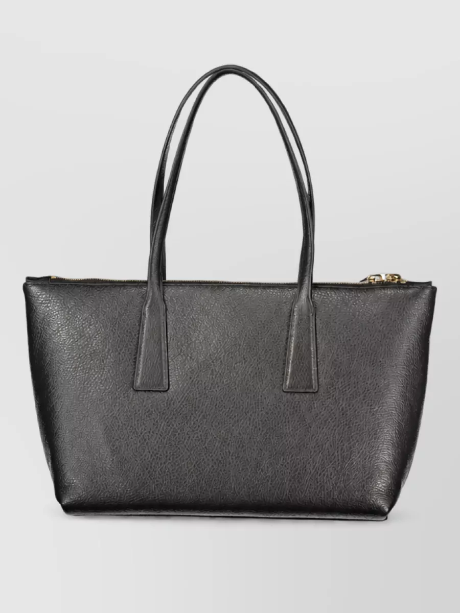 Furla leather tote bag