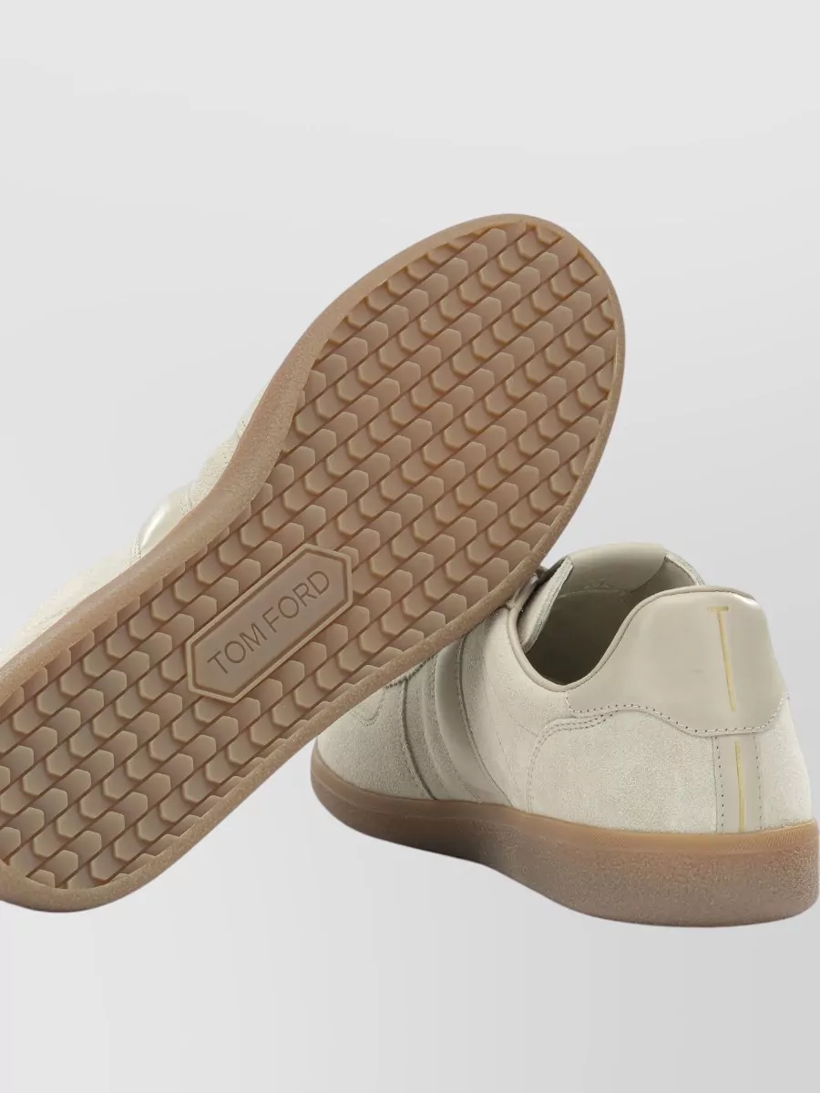 Tom Ford Leather Archer Low-Top Sneakers
