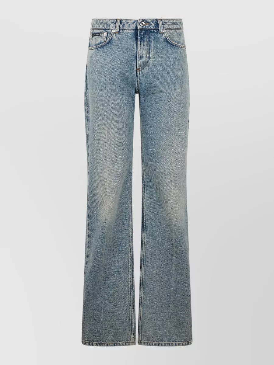 Dolce&Gabbana denim high-rise flared jeans