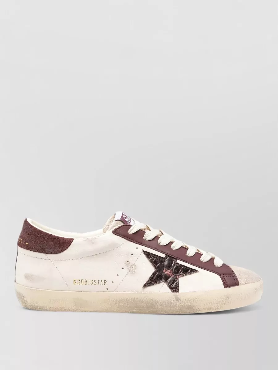Golden Goose Leather Low-Top Sneakers
