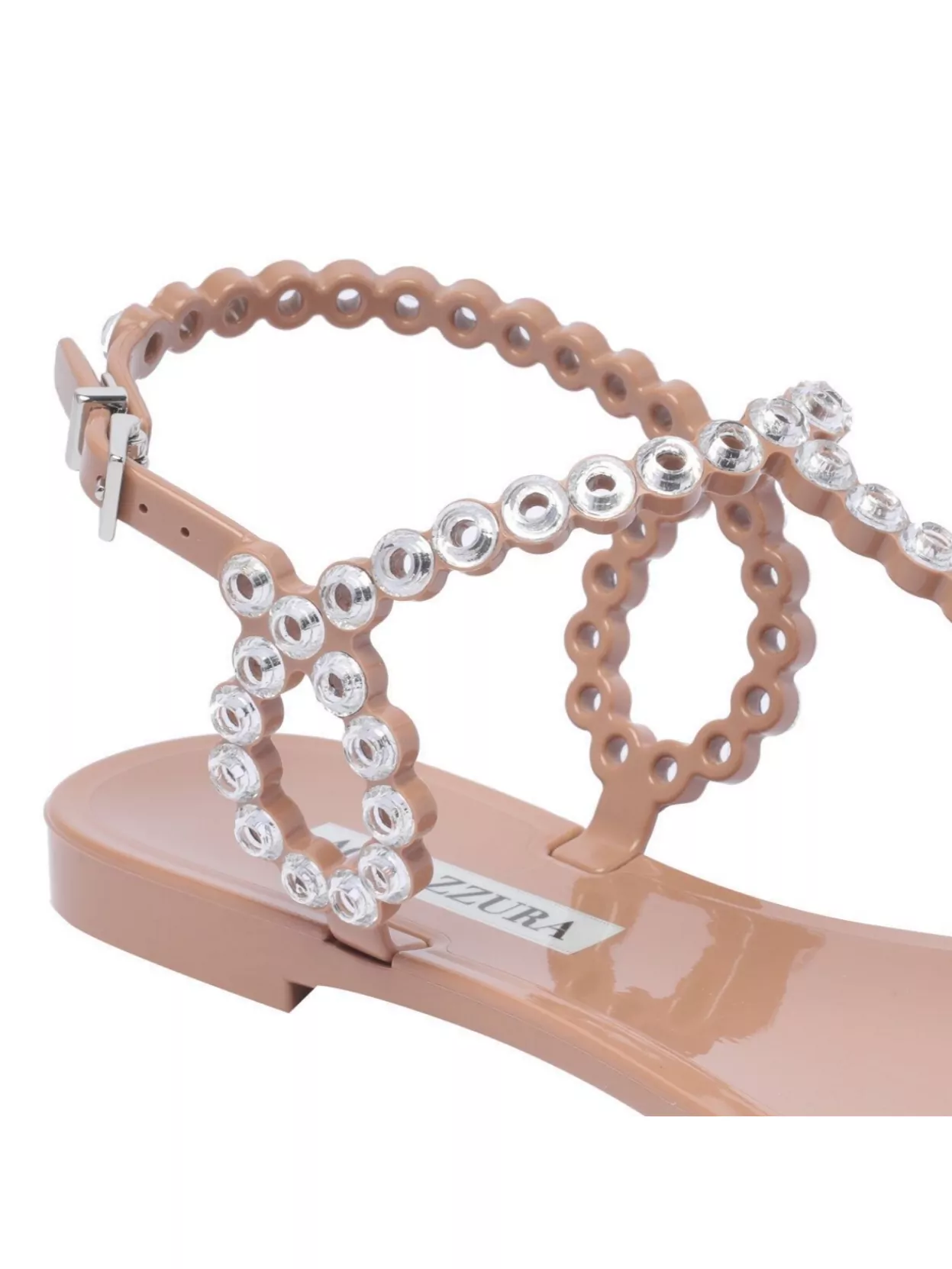 Aquazzura Embellished Straps Flat Sandals