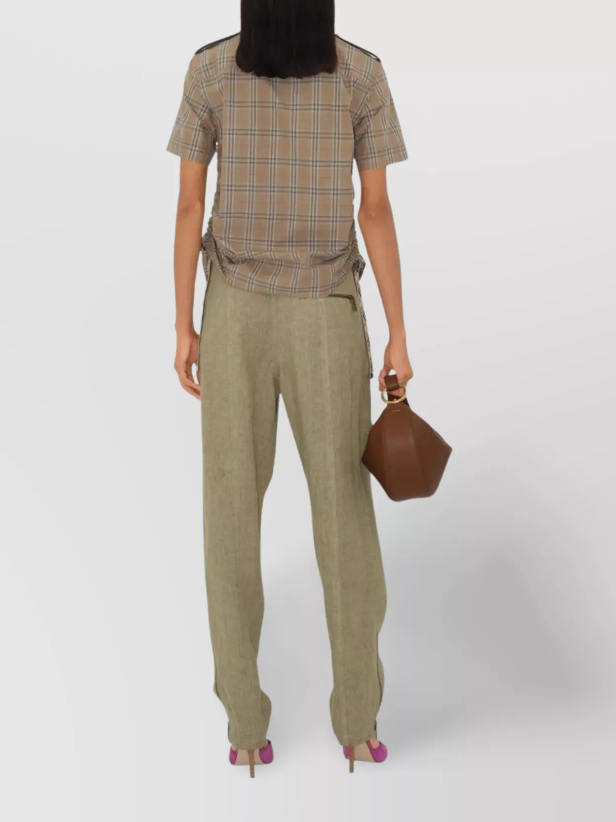 Burberry Camicia In Popeline Ricamato Donna