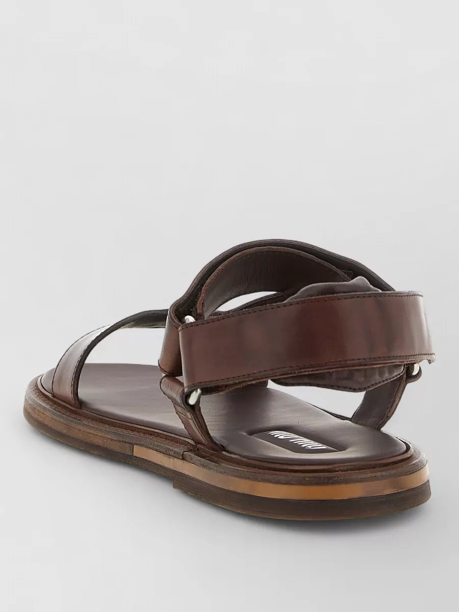 Miu Miu Leather Sandals
