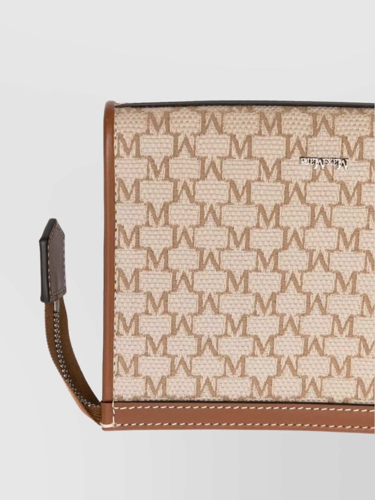 Max Mara Shoulder Bag With Chain Strap And Contrast Stitching