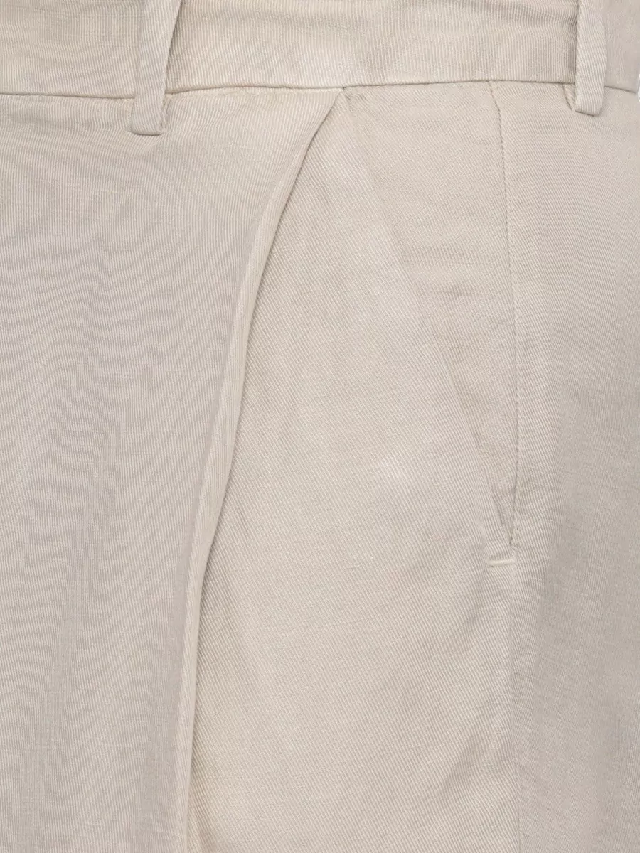 120% Lino High-Rise Wide-Leg Trousers