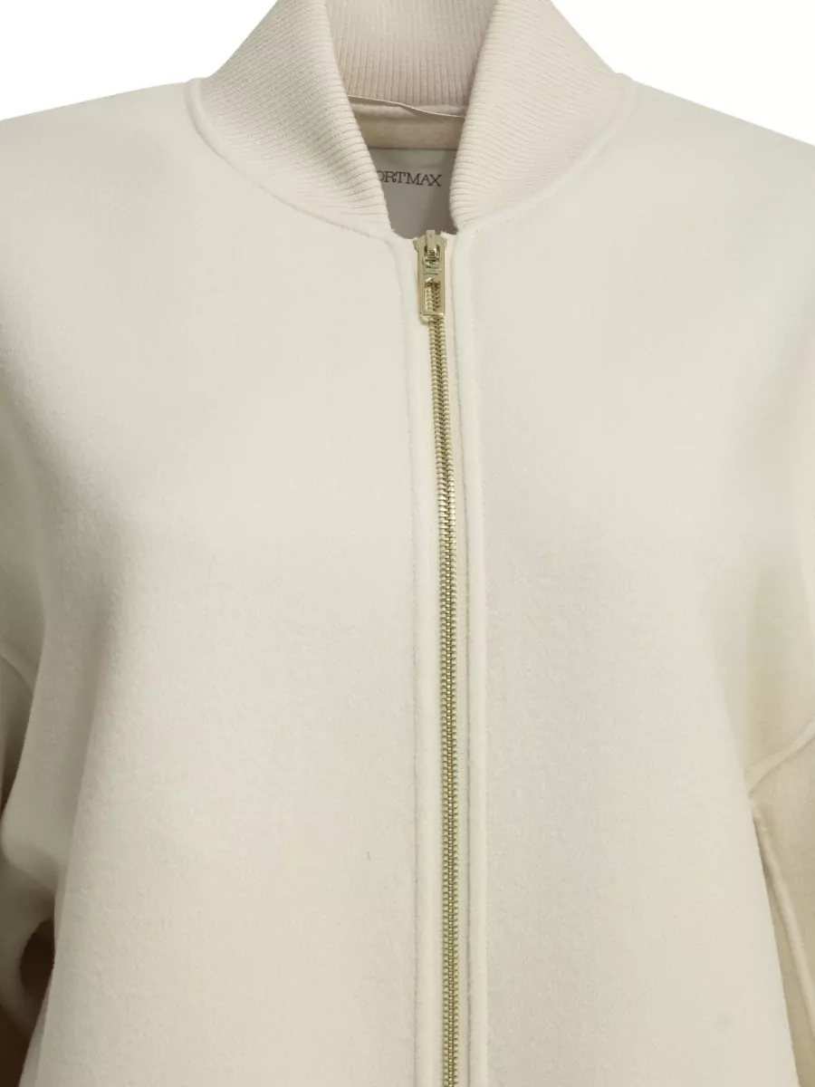 Sportmax Virgin wool oversized bomber jacket