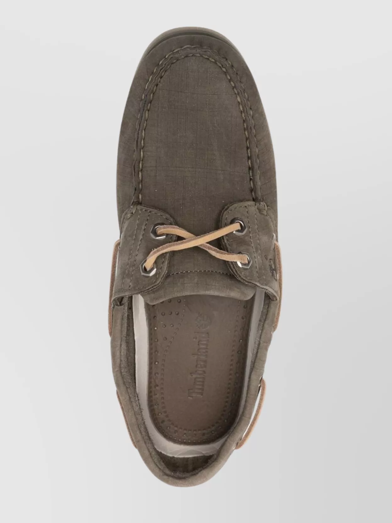 Timberland Boat Shoes With Contrast Stitching And Eyelet Detailing