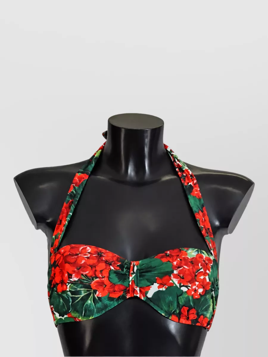Dsquared2 Logo Print Bikini Briefs In Red