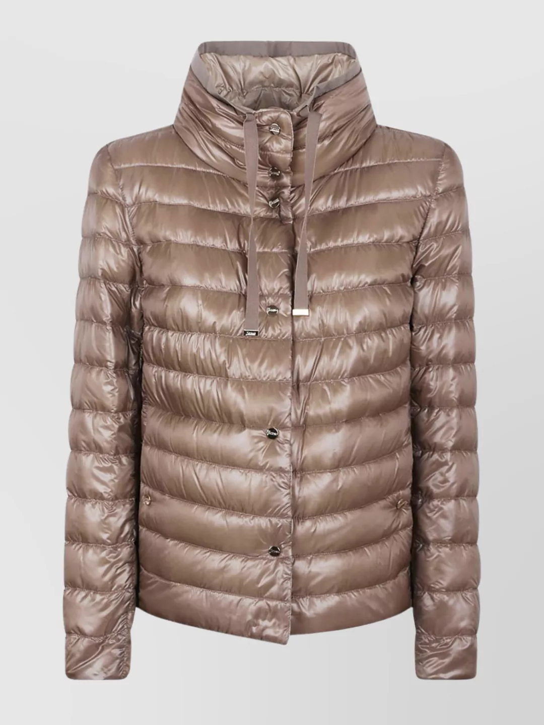 Herno Quilted High Collar Drawstring Jacket