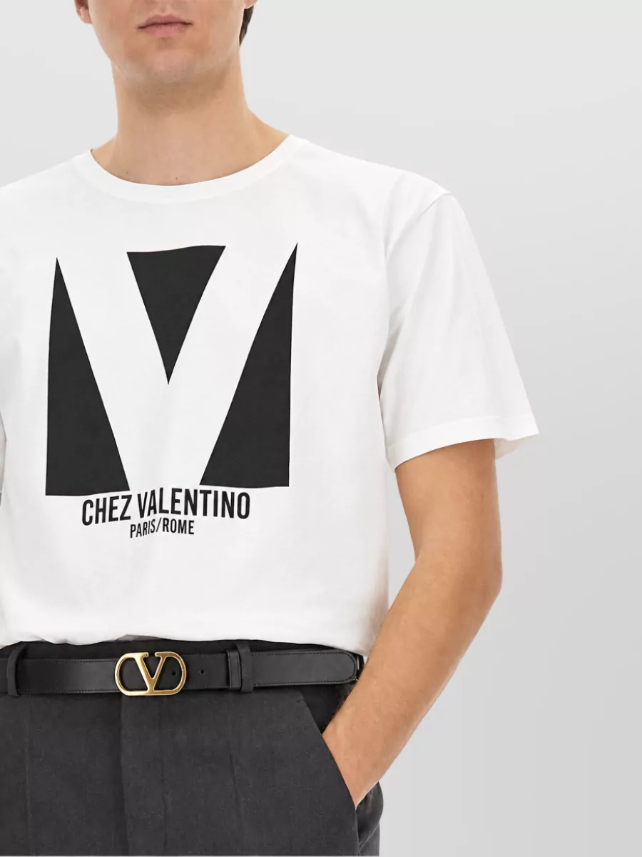 Valentino Cotton Printed T-Shirt