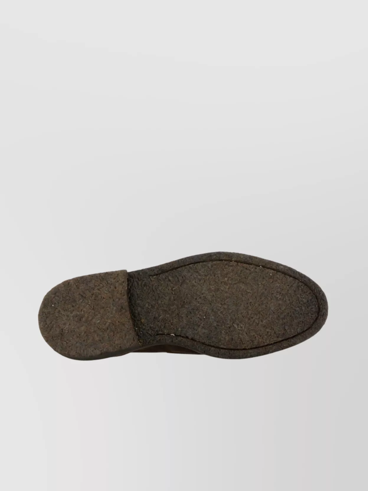 Thom Browne Round Toe Suede Loafers With Penny Strap