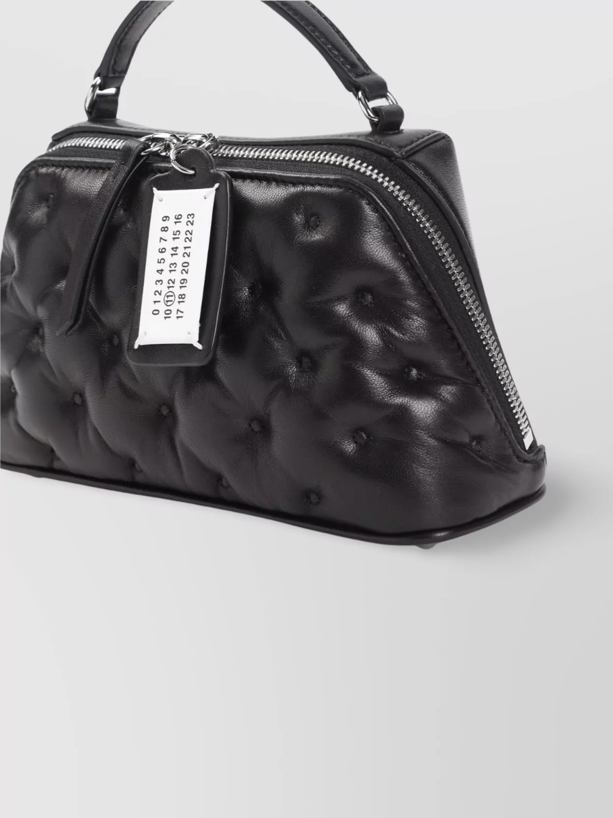Maison Margiela Quilted Texture Shoulder Bag With Detachable Strap