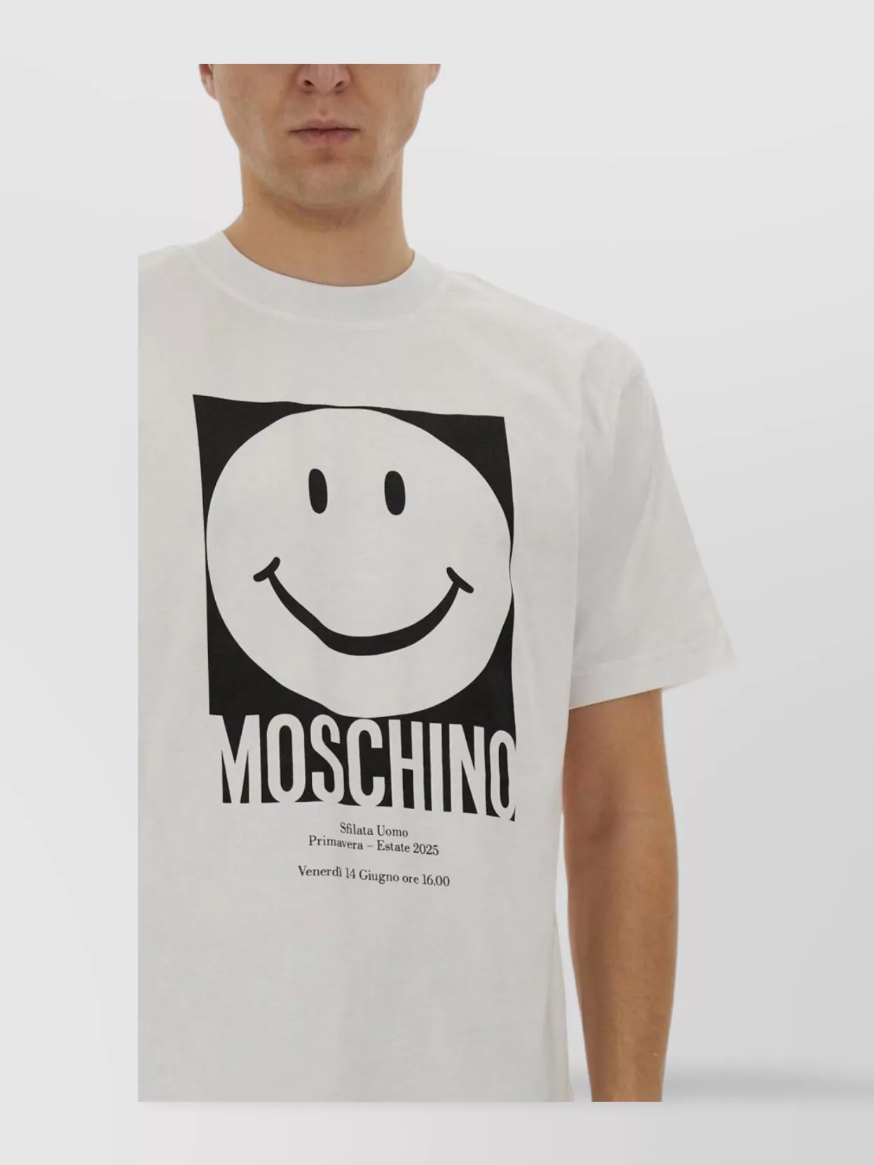 Moschino Printed Logo Crew Neck T-Shirt