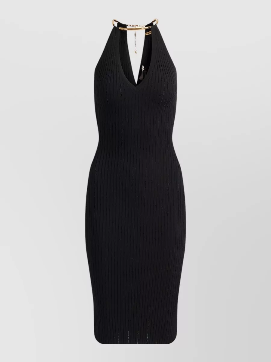 Elisabetta Franchi silk knit midi dress