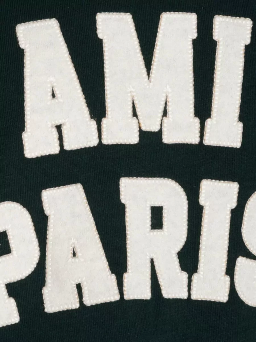 Ami Paris Cotton Logo T-Shirt