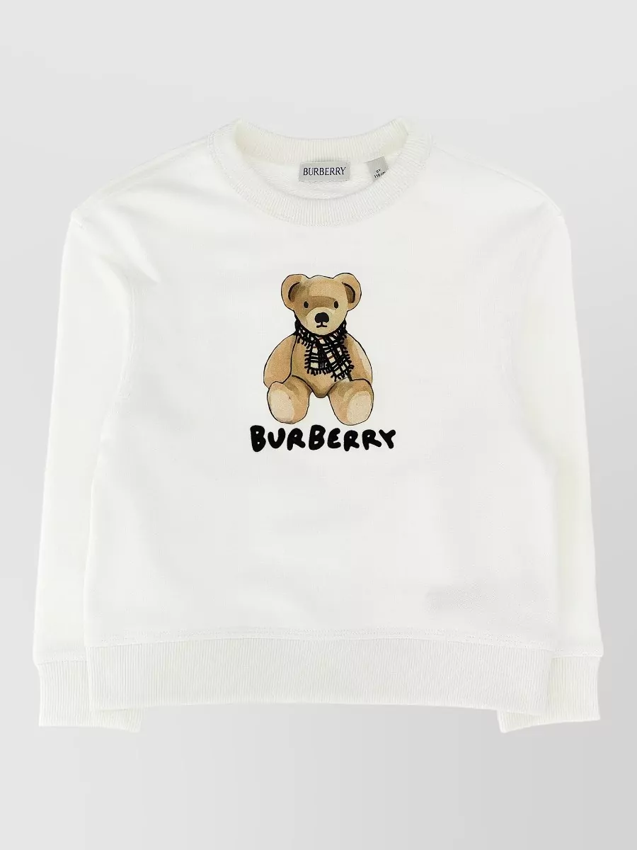 Burberry Printed Cotton Sweatshirt