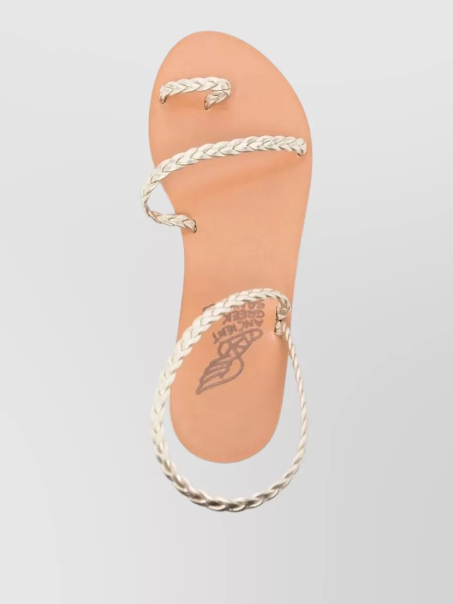 Ancient Greek Sandals Leather Flat Sandals