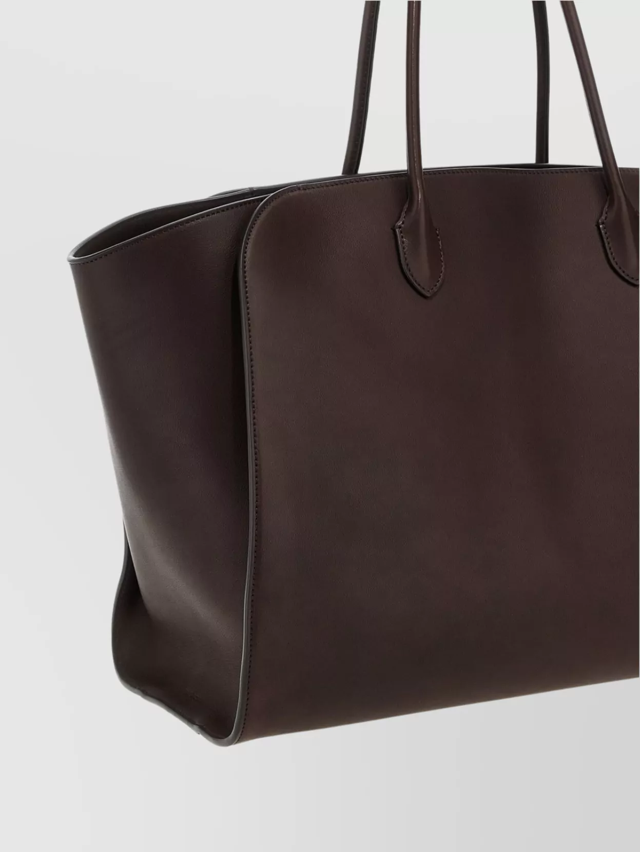 The Row 'marlo' Tote Bag Featuring D-ring Detail In Brown