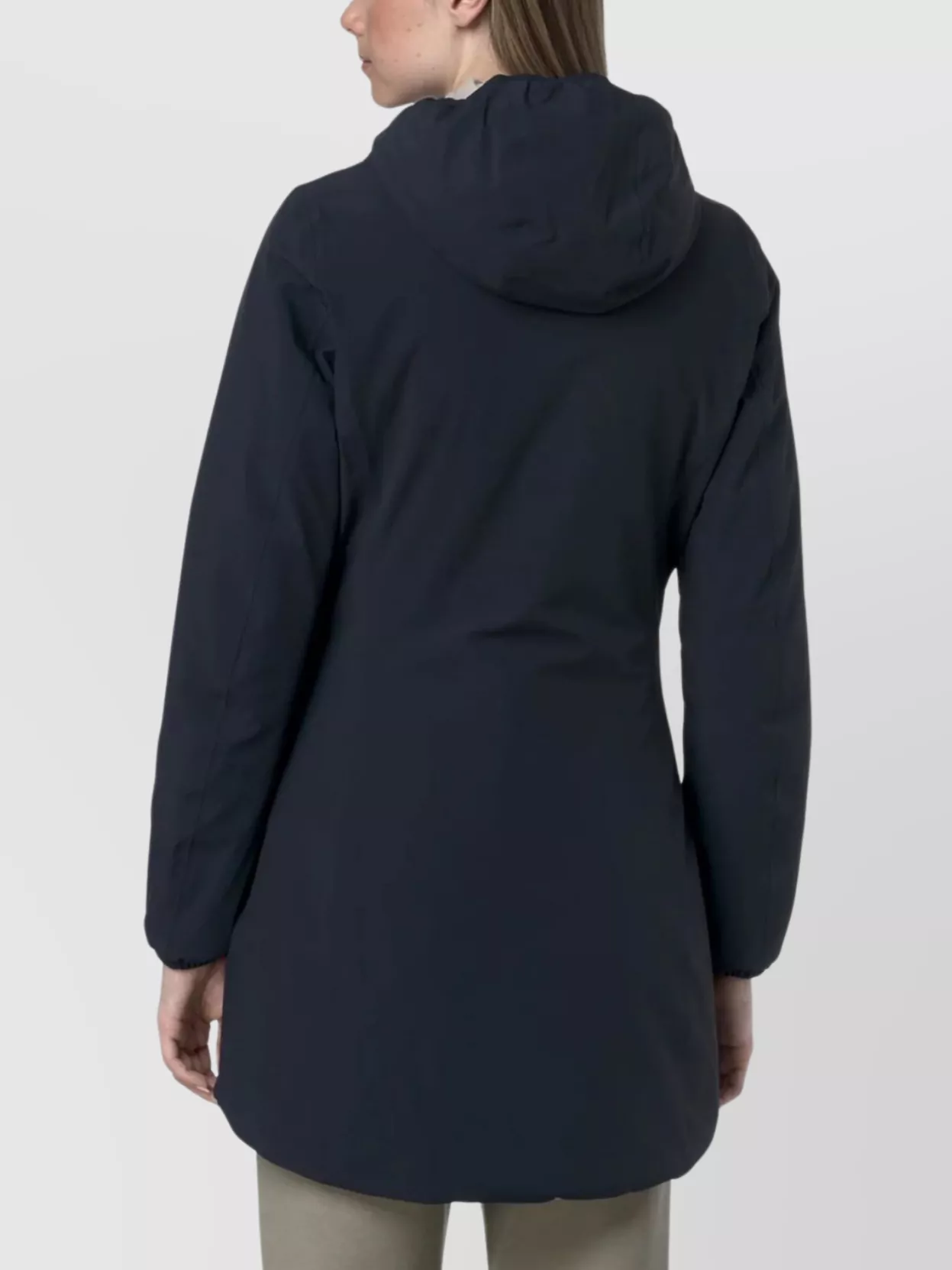 K-Way Warm Double Hooded Coat Side Pockets