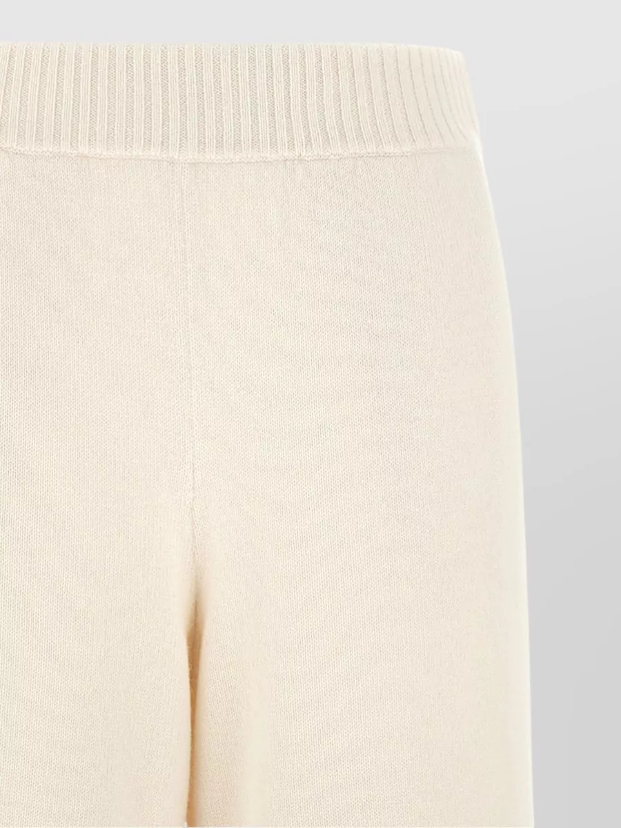 Brunello Cucinelli Cashmere High-Rise Wide-Leg Trousers