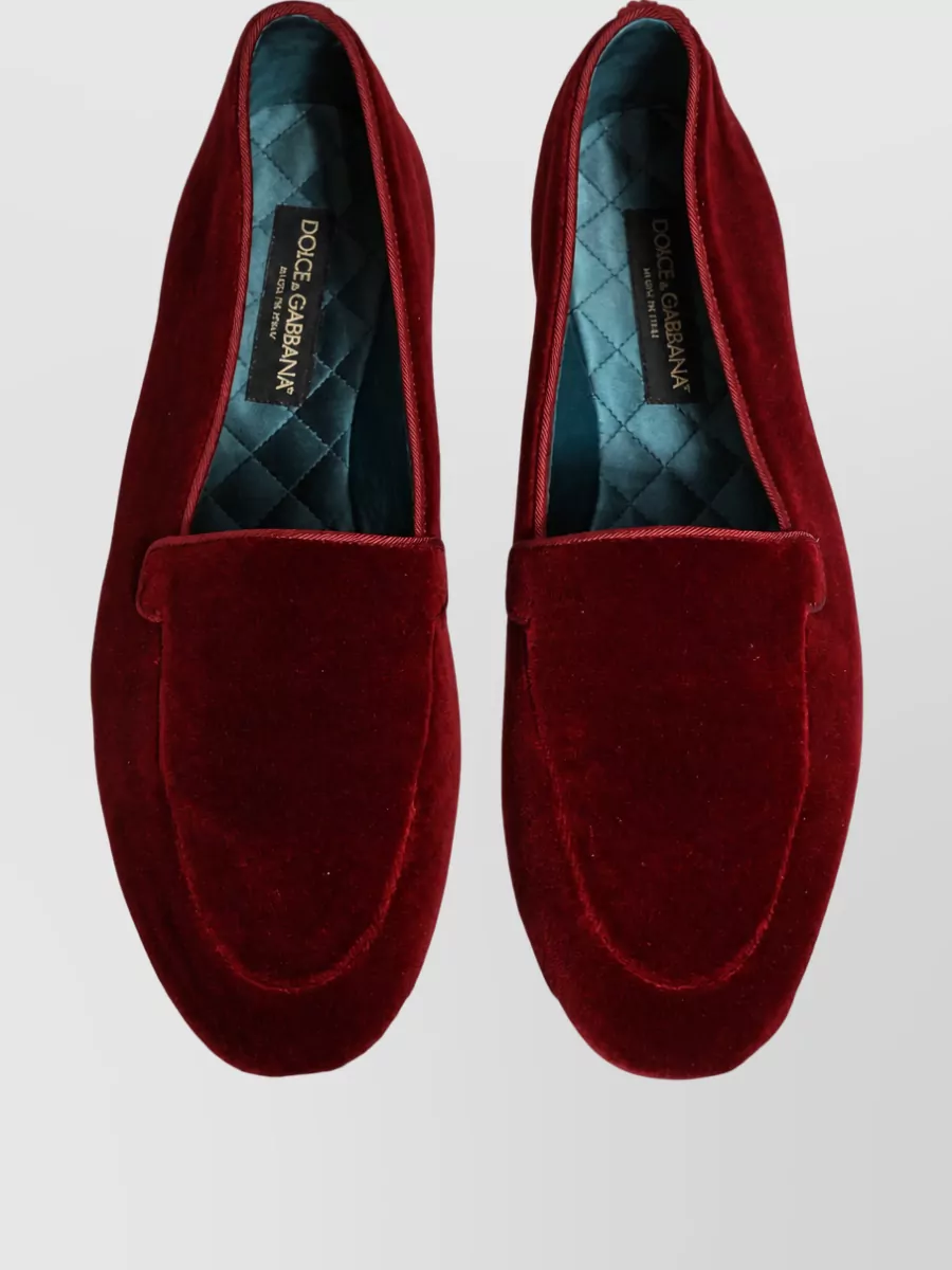 Dolce&Gabbana Velvet Slippers