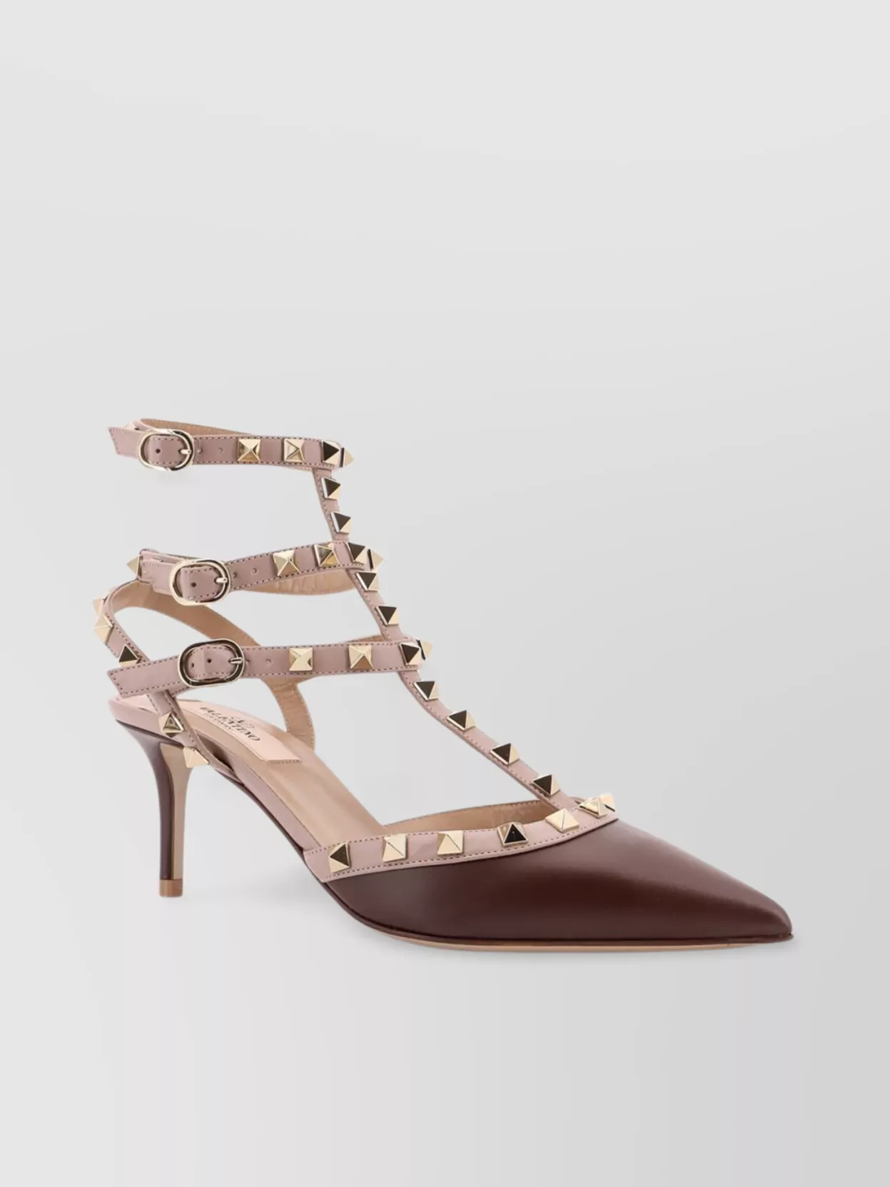 Valentino Garavani Rockstud Leather Slingback Sandals