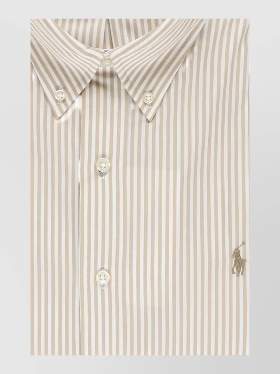 Ralph Lauren striped long-sleeve polo shirt