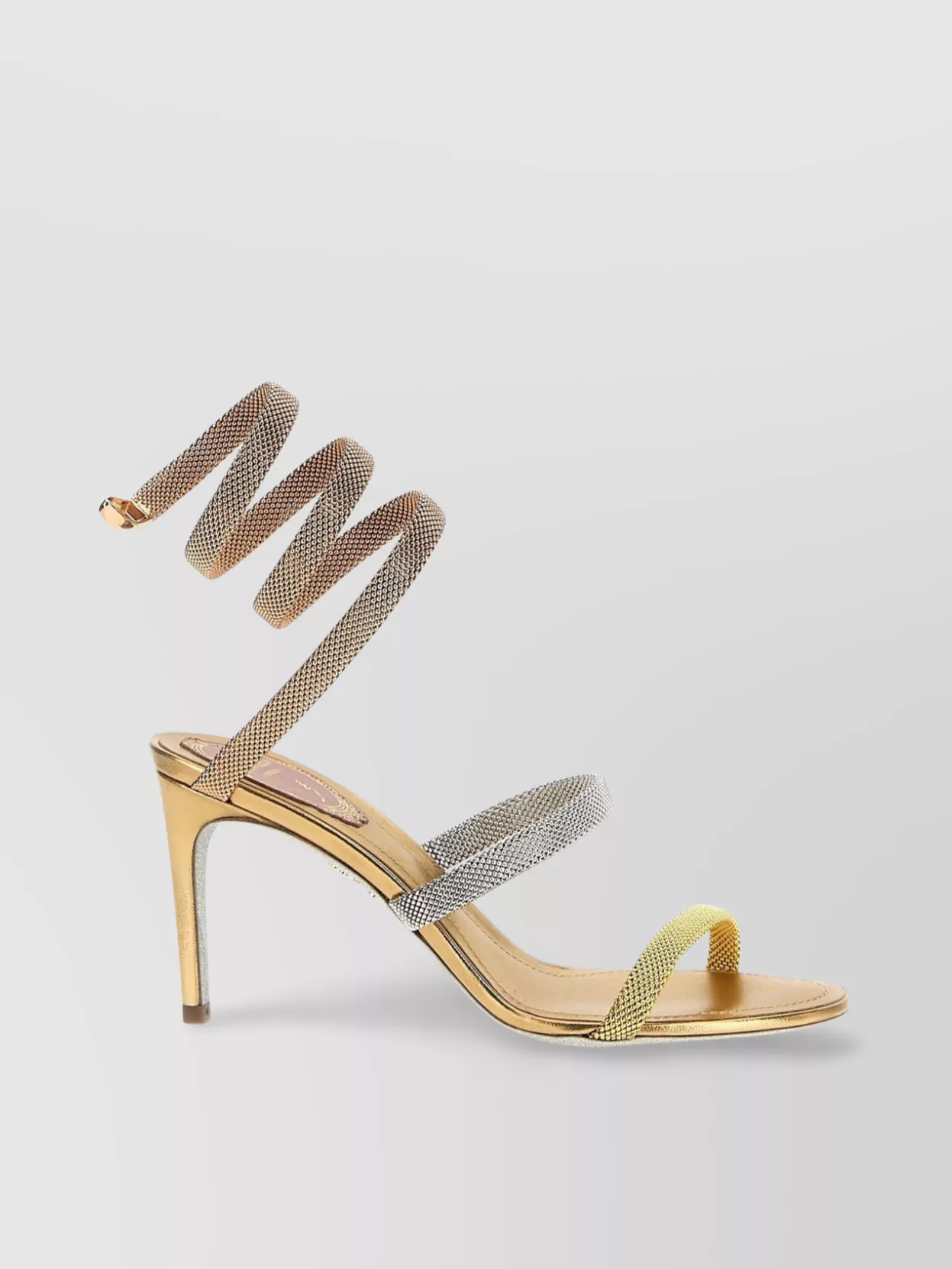 Rene Caovilla 'Cleo Trigold' Metallic Finish Sandals