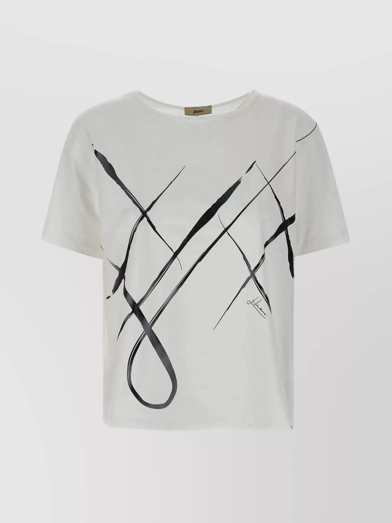 Herno Abstract Print Jersey T-shirt
