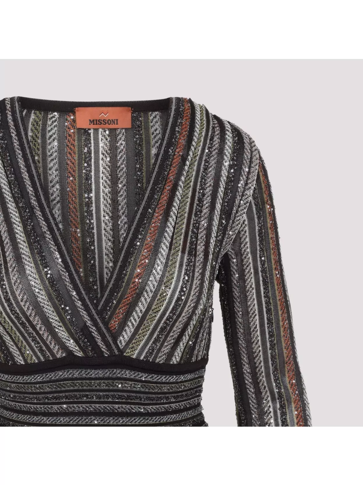 Missoni Long Dress With Sequin Embellishment In Multi