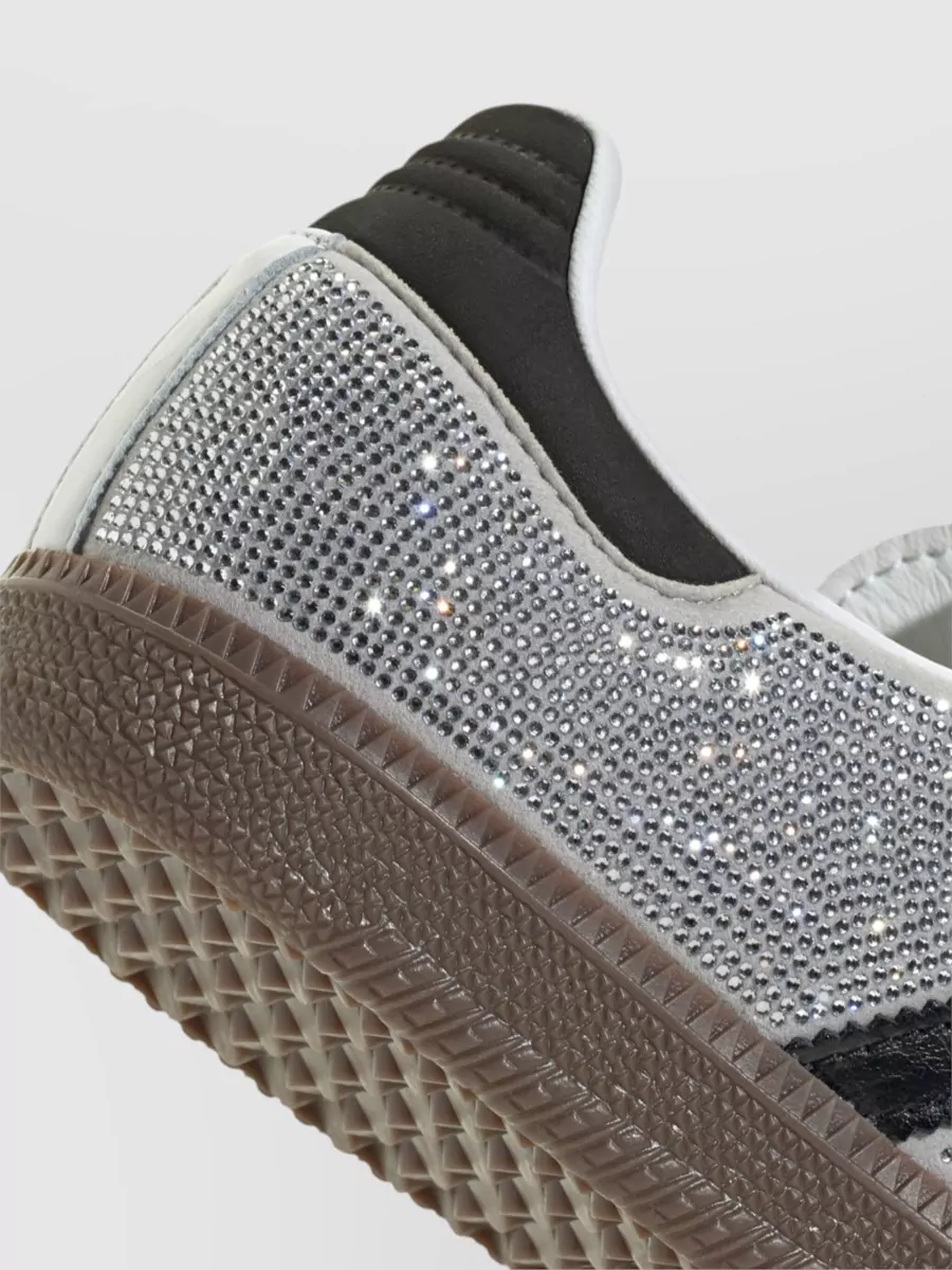 Adidas Rhinestone Lace-Up Sneakers