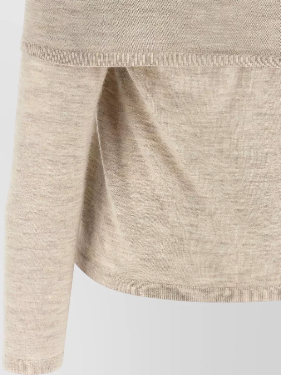Max Mara Cashmere Boat Neck Long-Sleeve Sweater