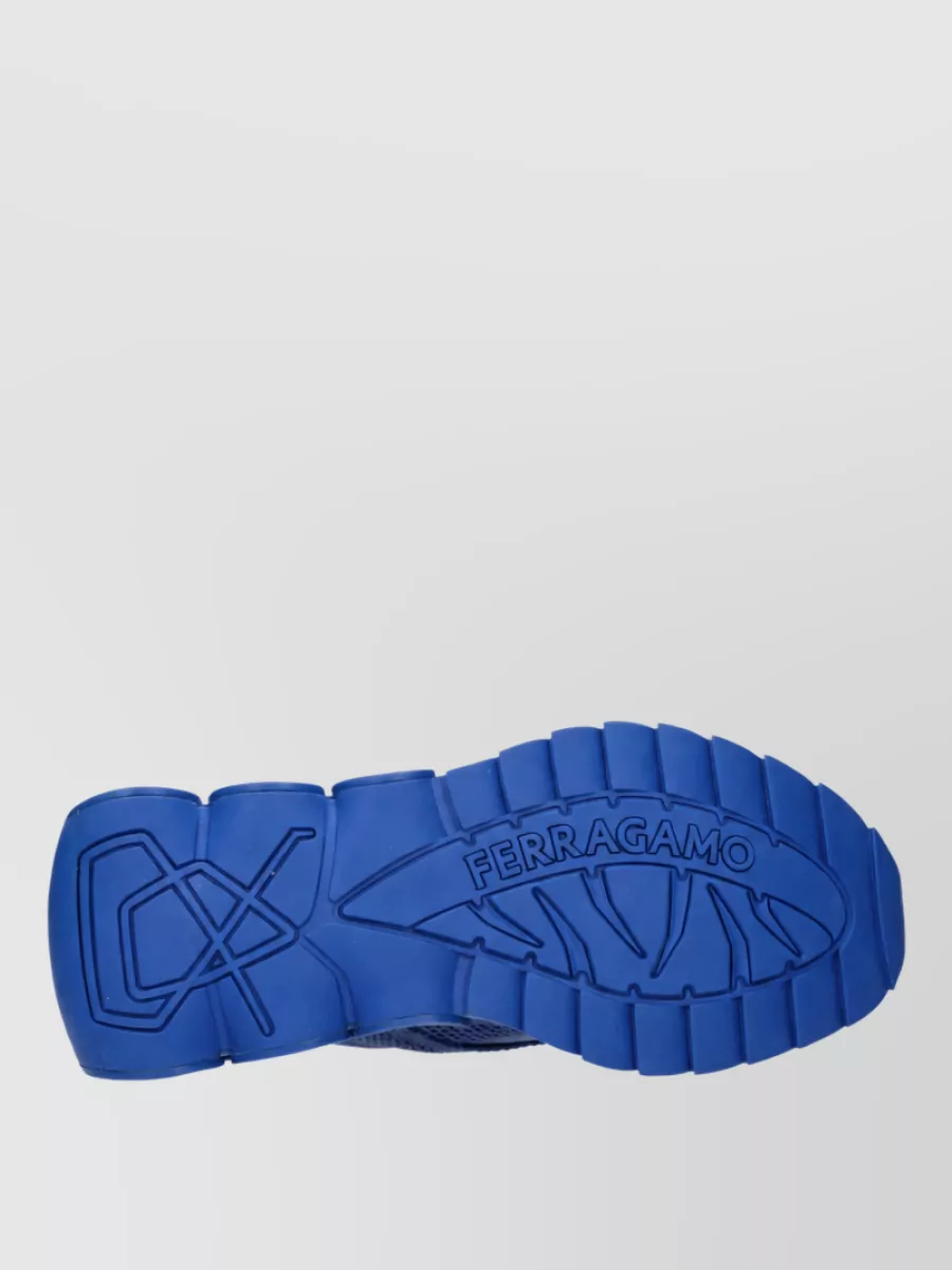 Ferragamo Knit Low-Top Sneakers