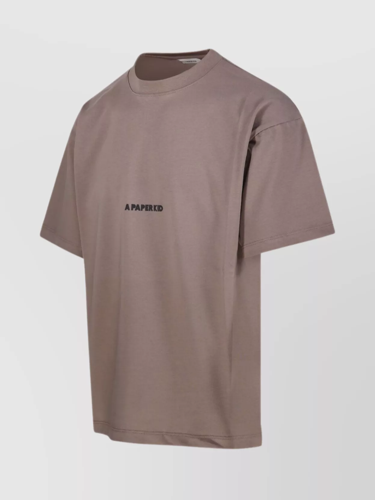 A Paper Kid Graphic Print Short Sleeve Crew Neck T-Shirt