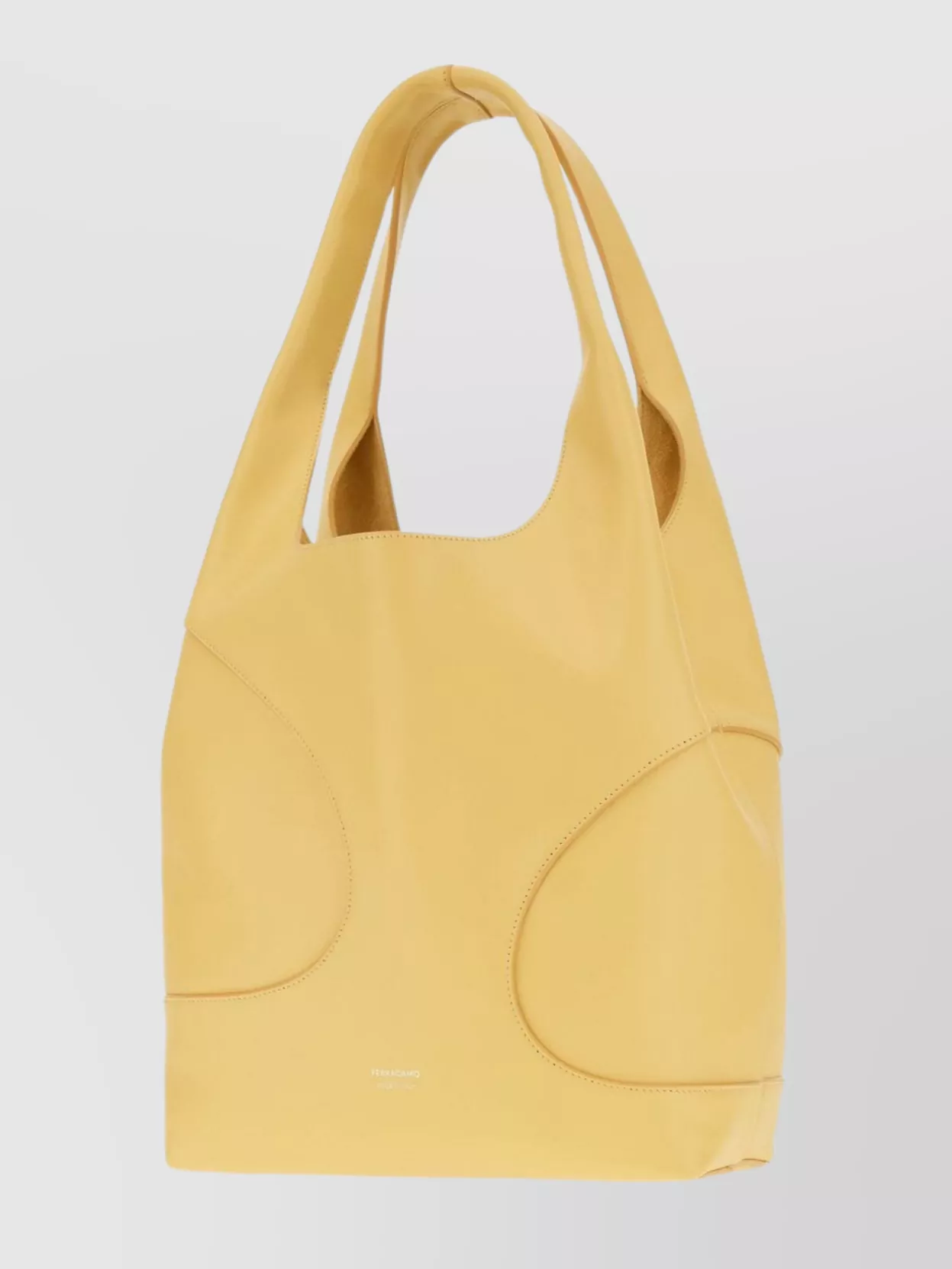Shop Ferragamo Shoulder Bag Leather Top Handle