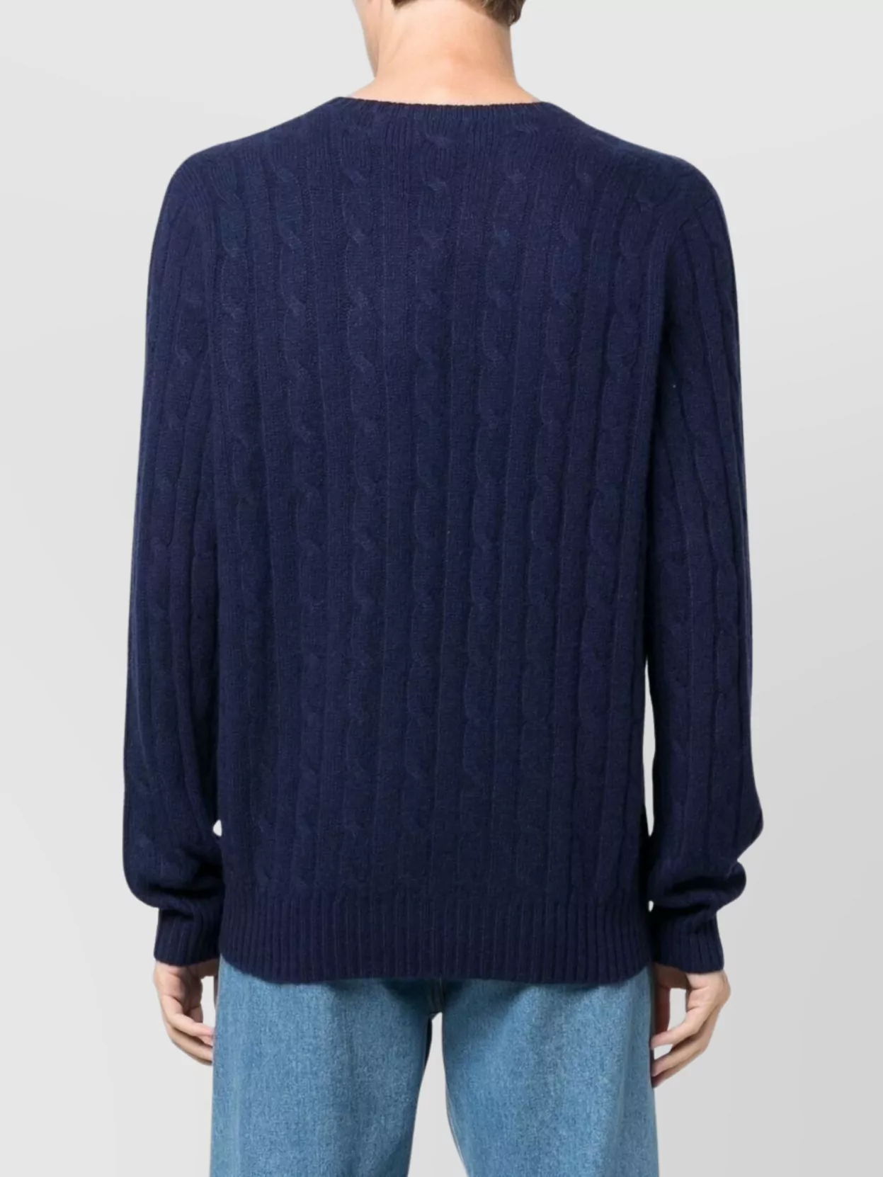 Ralph Lauren Cable Knit Crew Neck Sweater