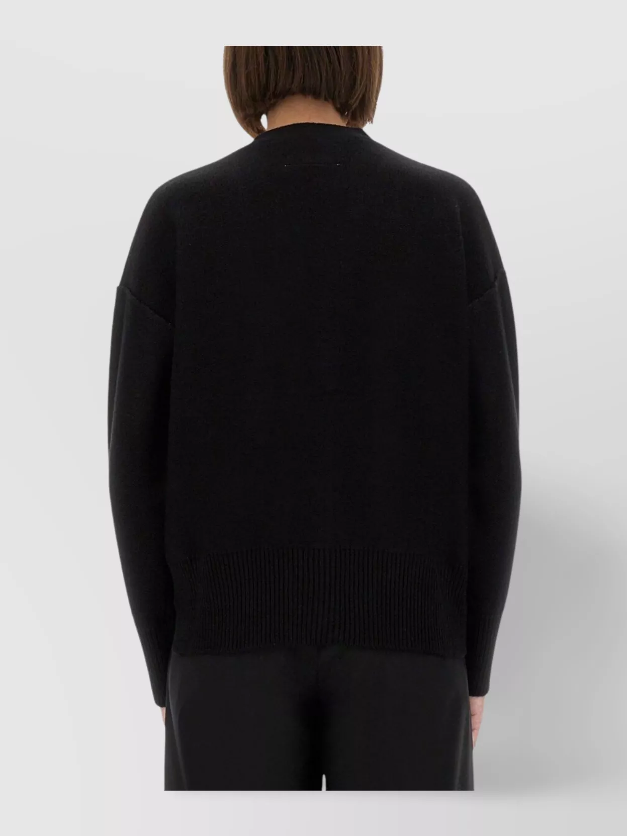 Mm6 Maison Margiela Knitwear V-Neckline Long Sleeves