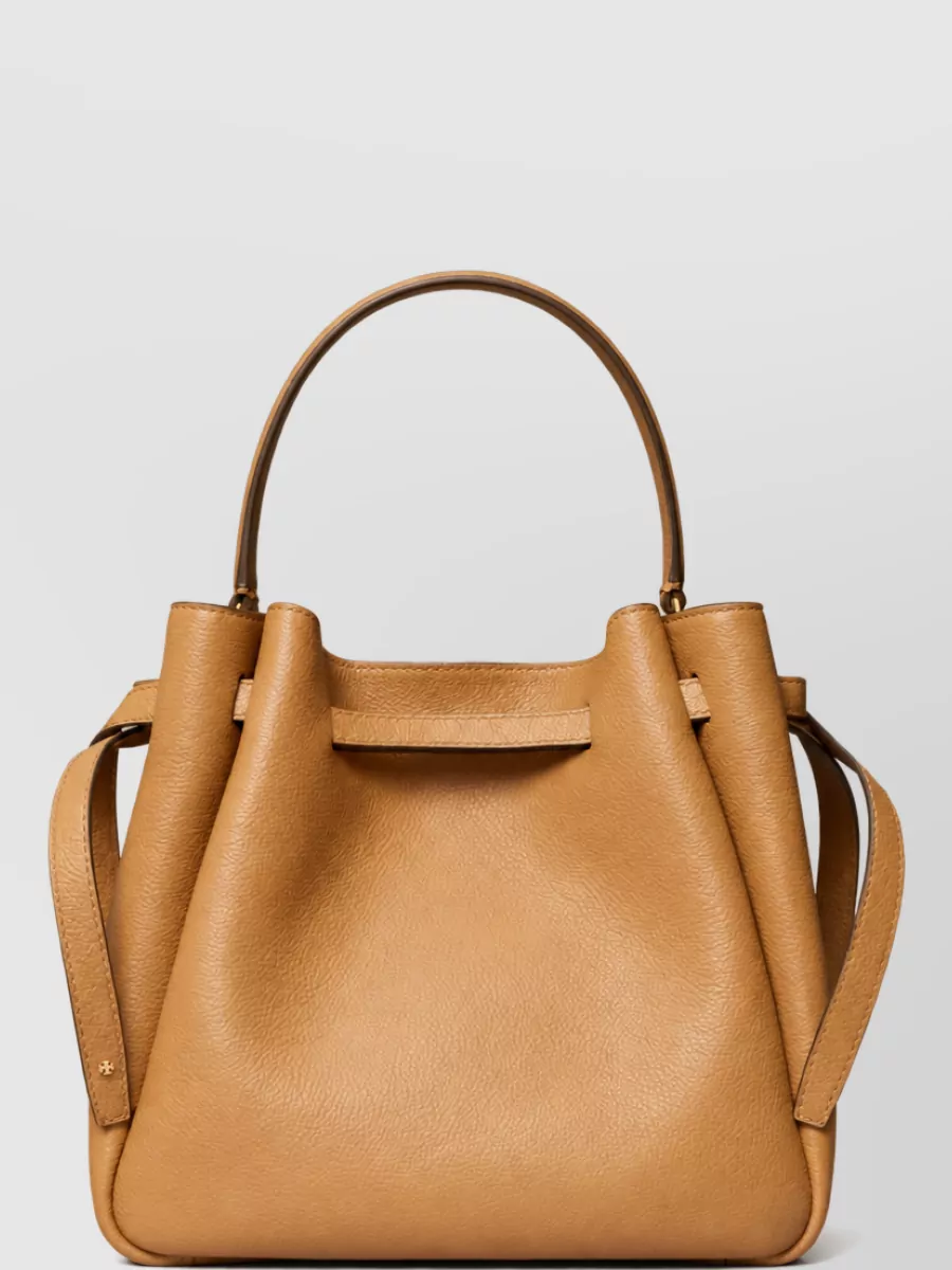 Tory Burch Romy Leather Bucket Bag