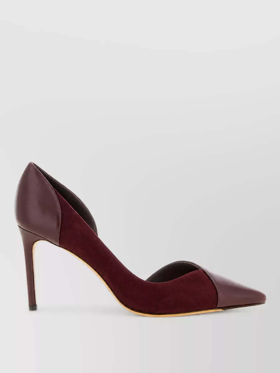 Alexandre Birman leather asymmetric pumps