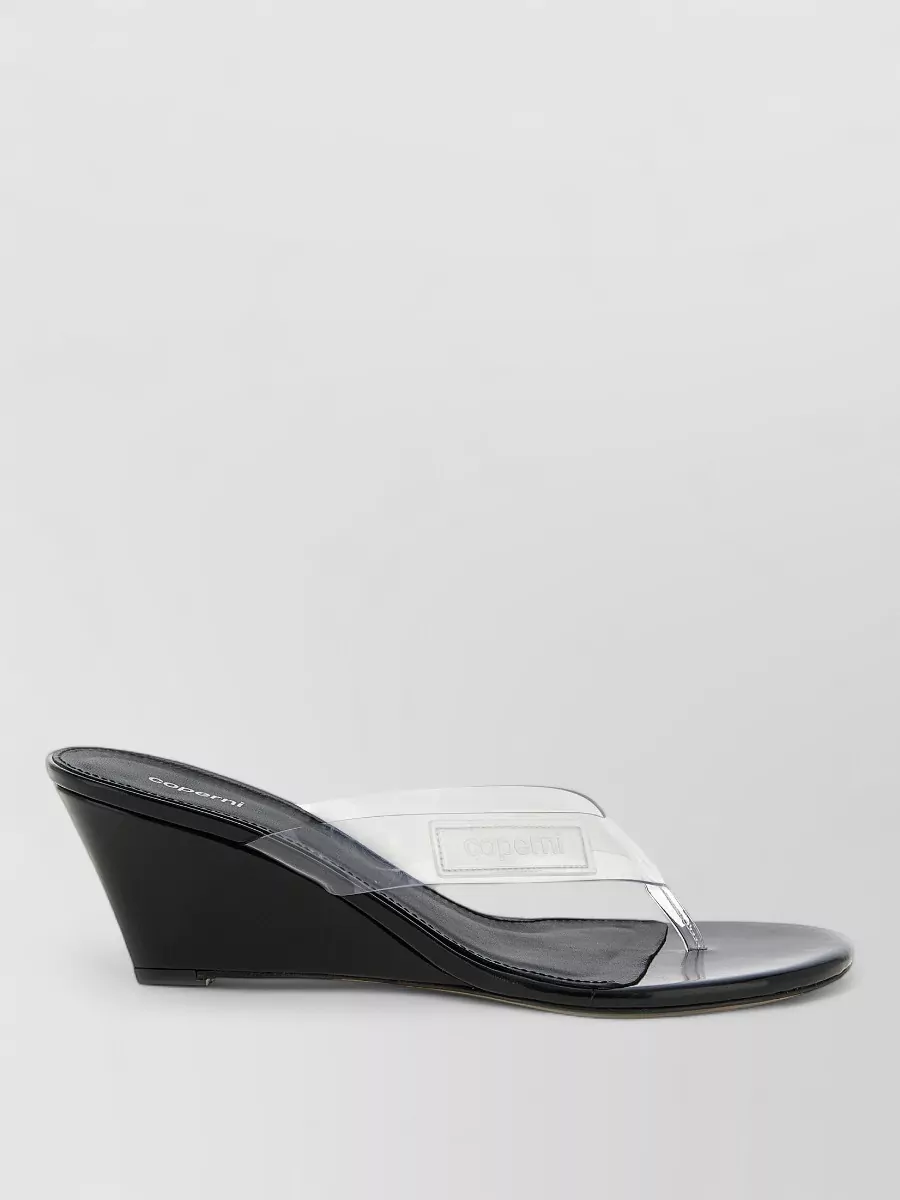Coperni pvc wedge thong sandals