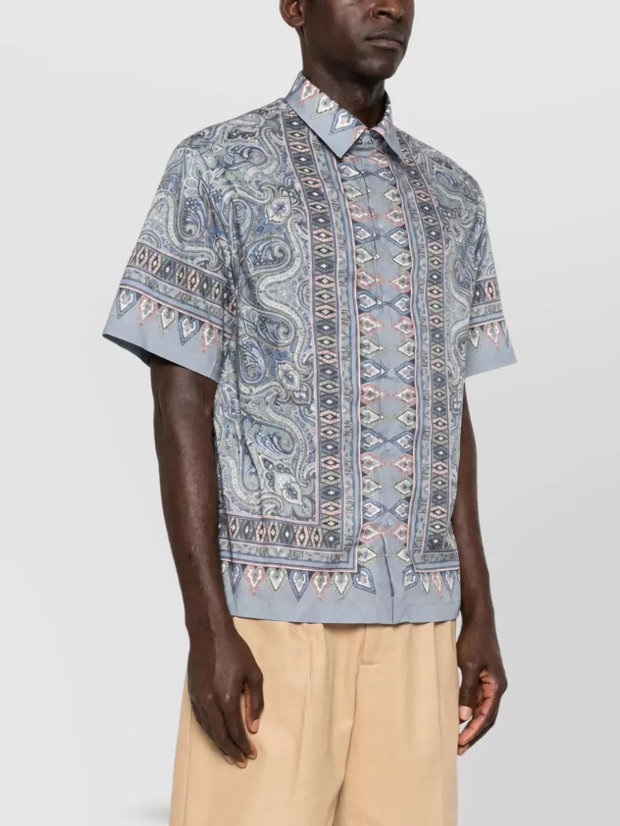 Etro Cotton Short Sleeve Shirt