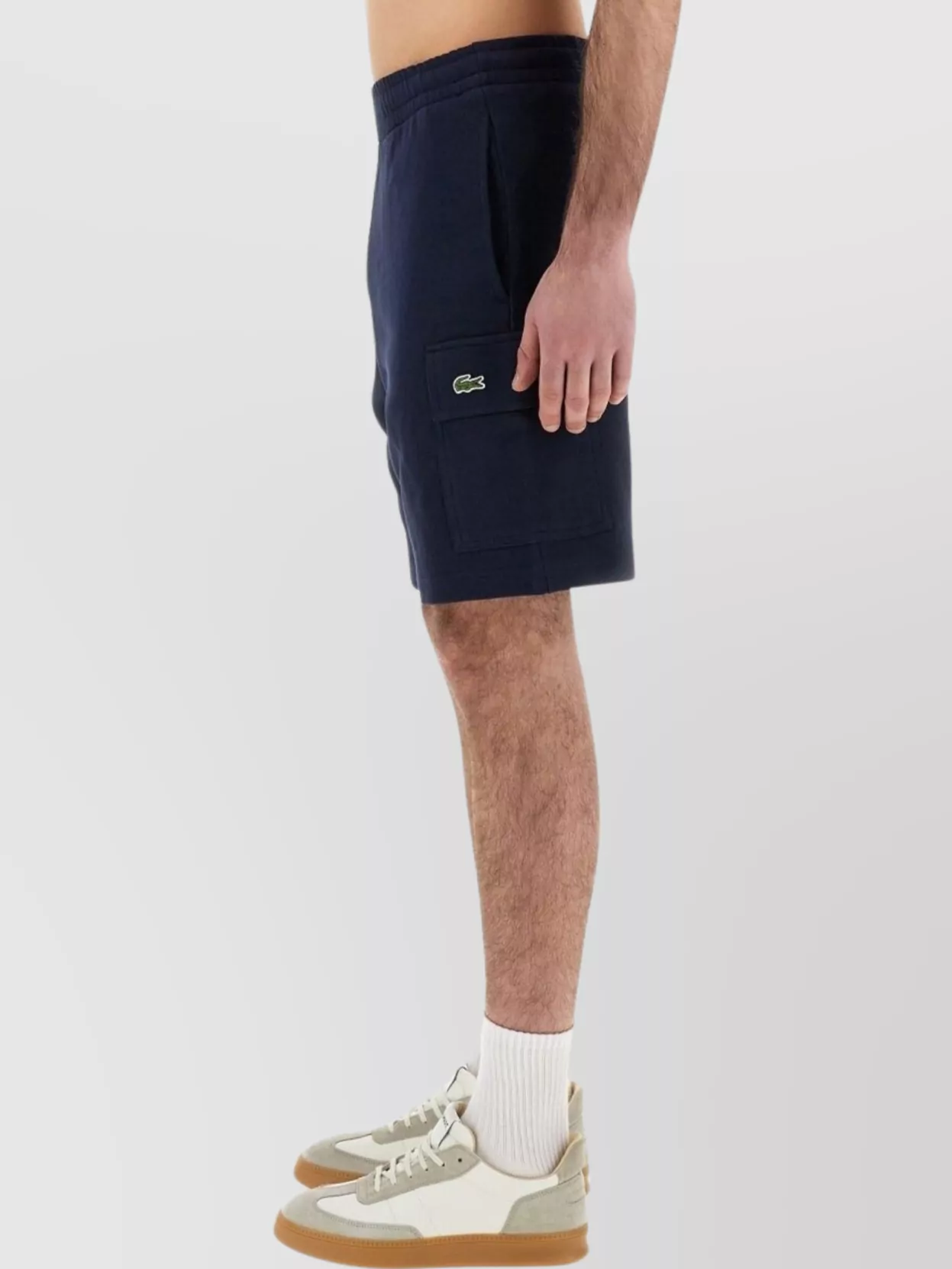 Lacoste Elastic Waistband Cargo Shorts