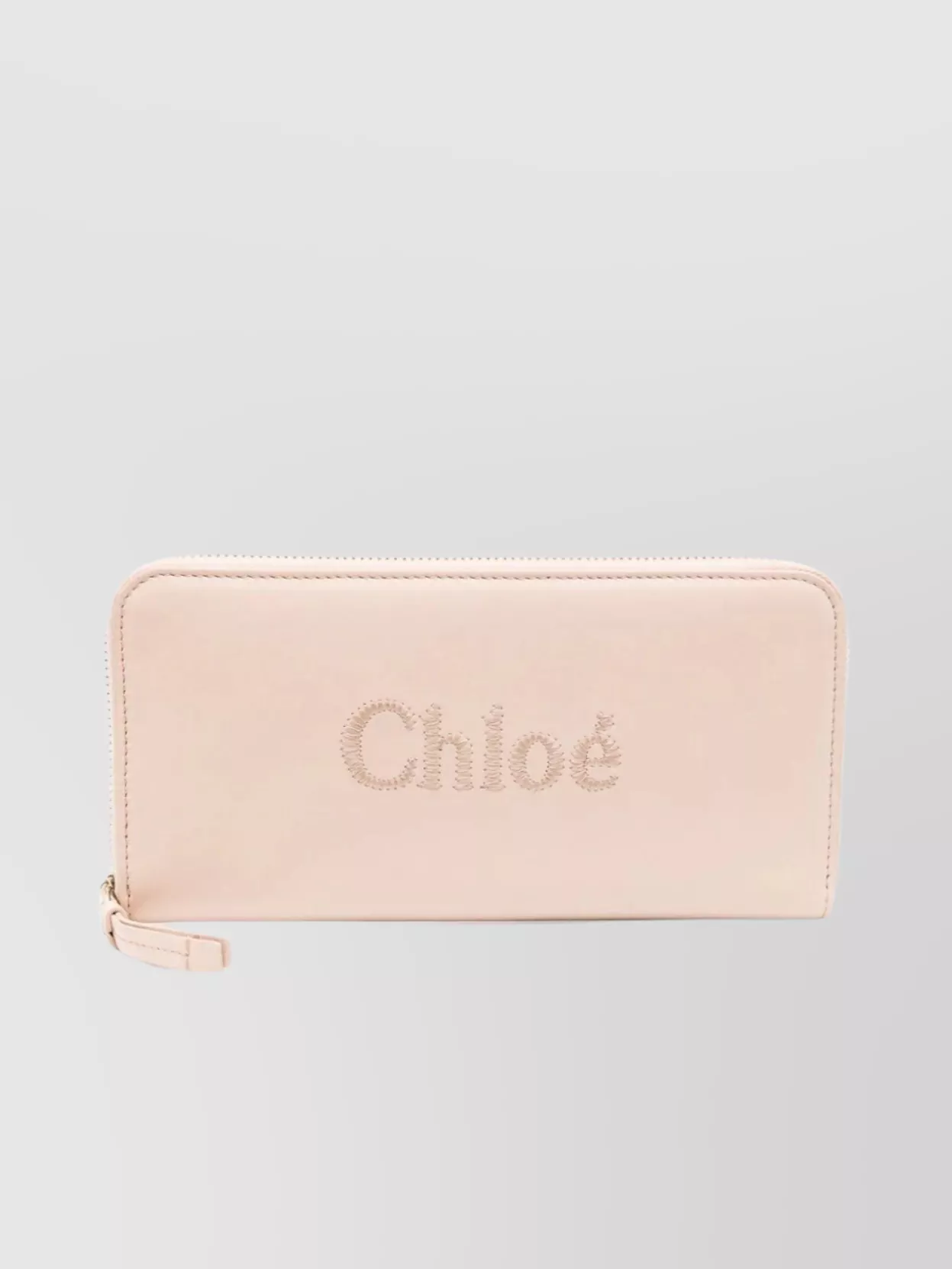 Shop Chloé Sense Slim Wrist Strap Wallet In Pastel